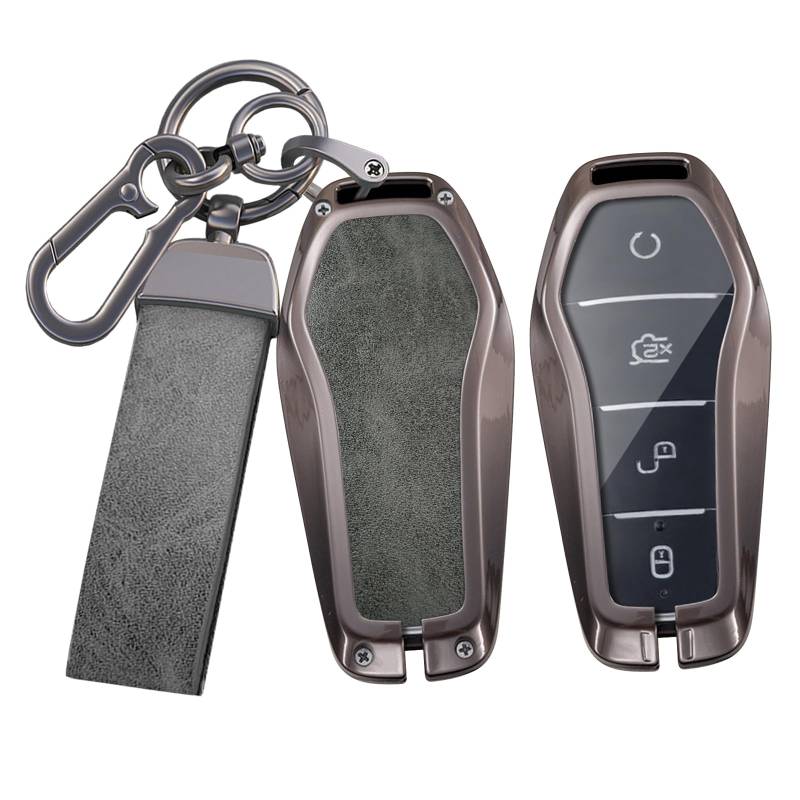 Ysbxitu für BYD Schlüssel hülle mit Schlüsselanhänger kompatibel mit Dolphin Key Case Passt für BYD Atto 3 / Han / Tang / Dolphin / Yuan / Seal 2020 2021 2022 2023 2024 2025 von Ysbxitu