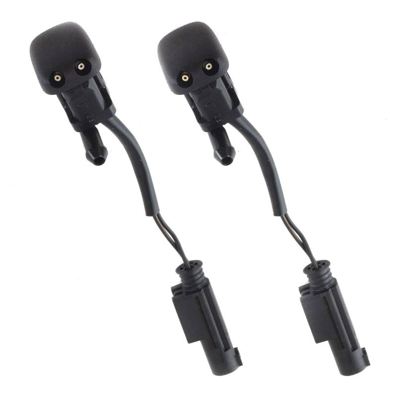 2x Waschdüse Beheizte Sprühdüse 61668361039 Kompatibel für 5er E39 528I 530I M5 Waschwasserdüse Spritzdüse Scheibenwaschdüsen, Auto Scheibenwischer von Ysimee