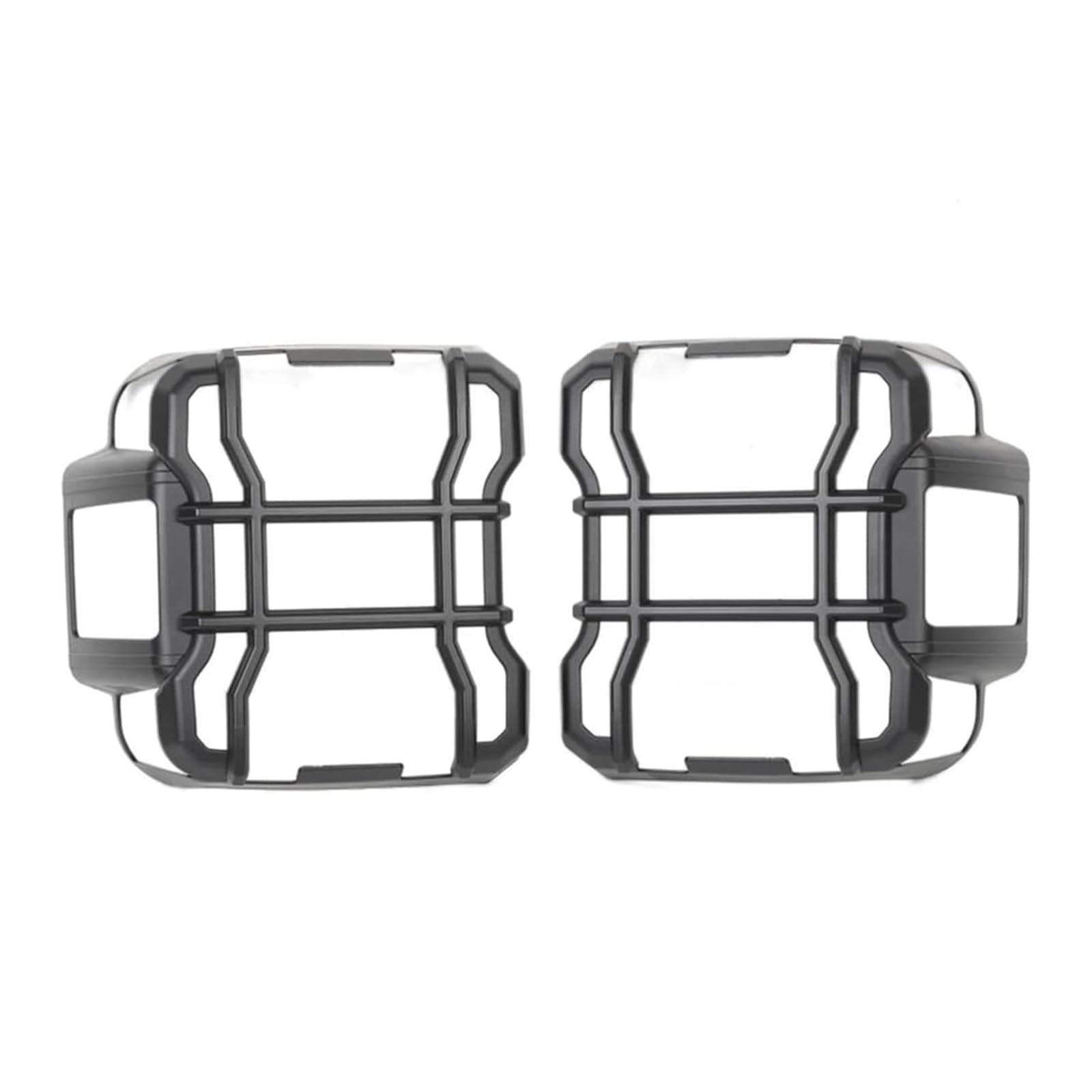 Rücklichtschutz für Jeep Wrangler JL (2018–2024), ABS-Rücklichtblenden Kompatibel mit Jeep Wrangler JL, Schwarzer Rücklichtblendenrahmen Rücklichtabdeckungen von Ysislybin