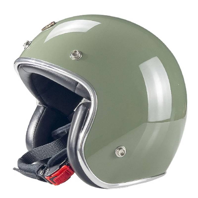 Vintage Motorradhelm Winddichter Motorrad Halbhelm Roller Helm Mit Abnehmbare Krempe Jethelm Straßenhelm Für Damen Herren ECEDOT Zertifizierung Halbschalenhelm Scooter Helm 12,S:55-56CM von YuanLiang