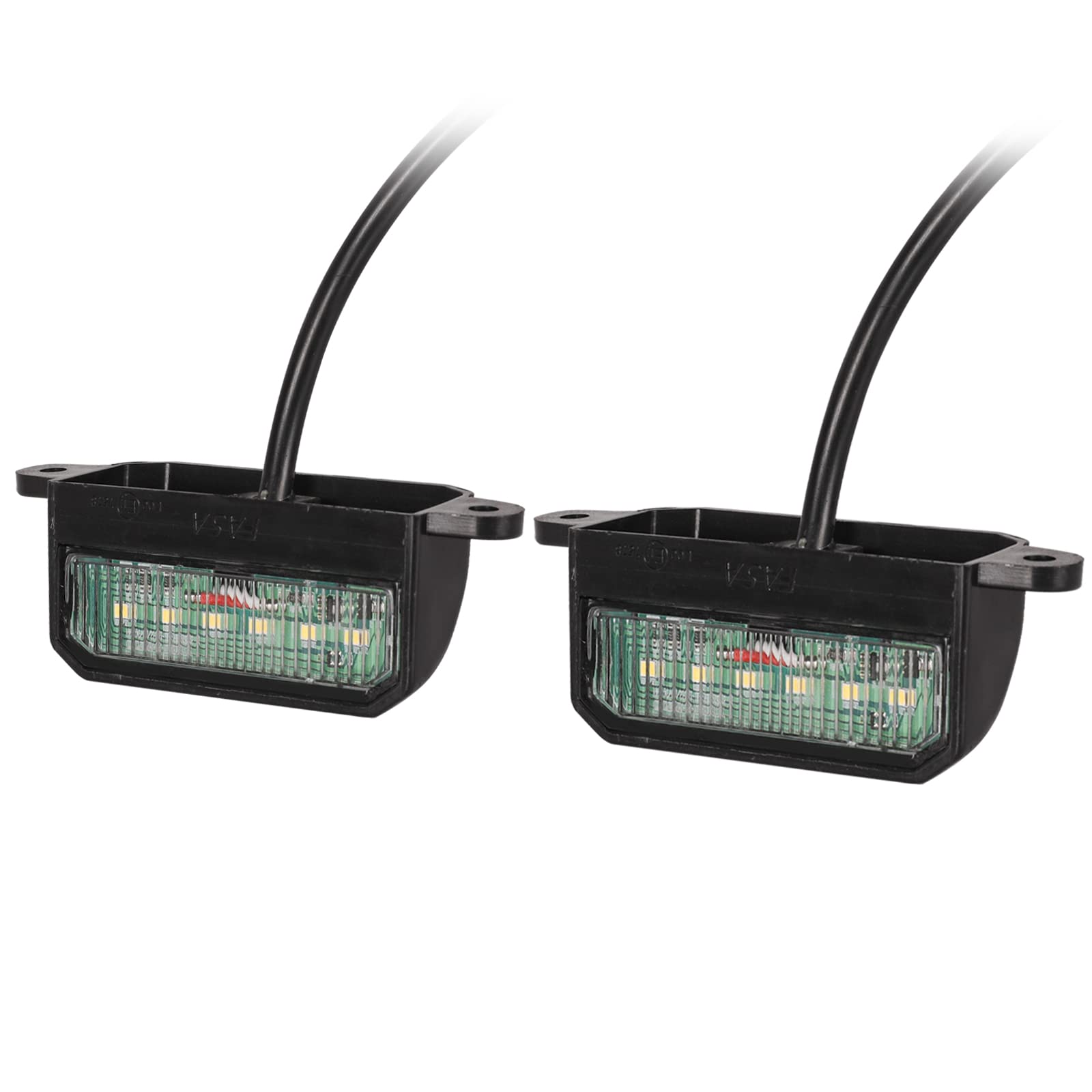Yuanjoy 2 pack 12V 24V Kennzeichenleuchte LED Nummernschildbeleuchtung Wasserdichte Kennzeichenbeleuchtung mit E11-Prüfzeichen, Weißlicht 6000K Yuanjoy 2 pack 12V 24V Kennzeichenleuchte LED Nummernschildbeleuchtung Wasserdichte Kennzeichenbeleuchtung mit E11-Prüfzeichen, Weißlicht 6000K von Yuanjoy