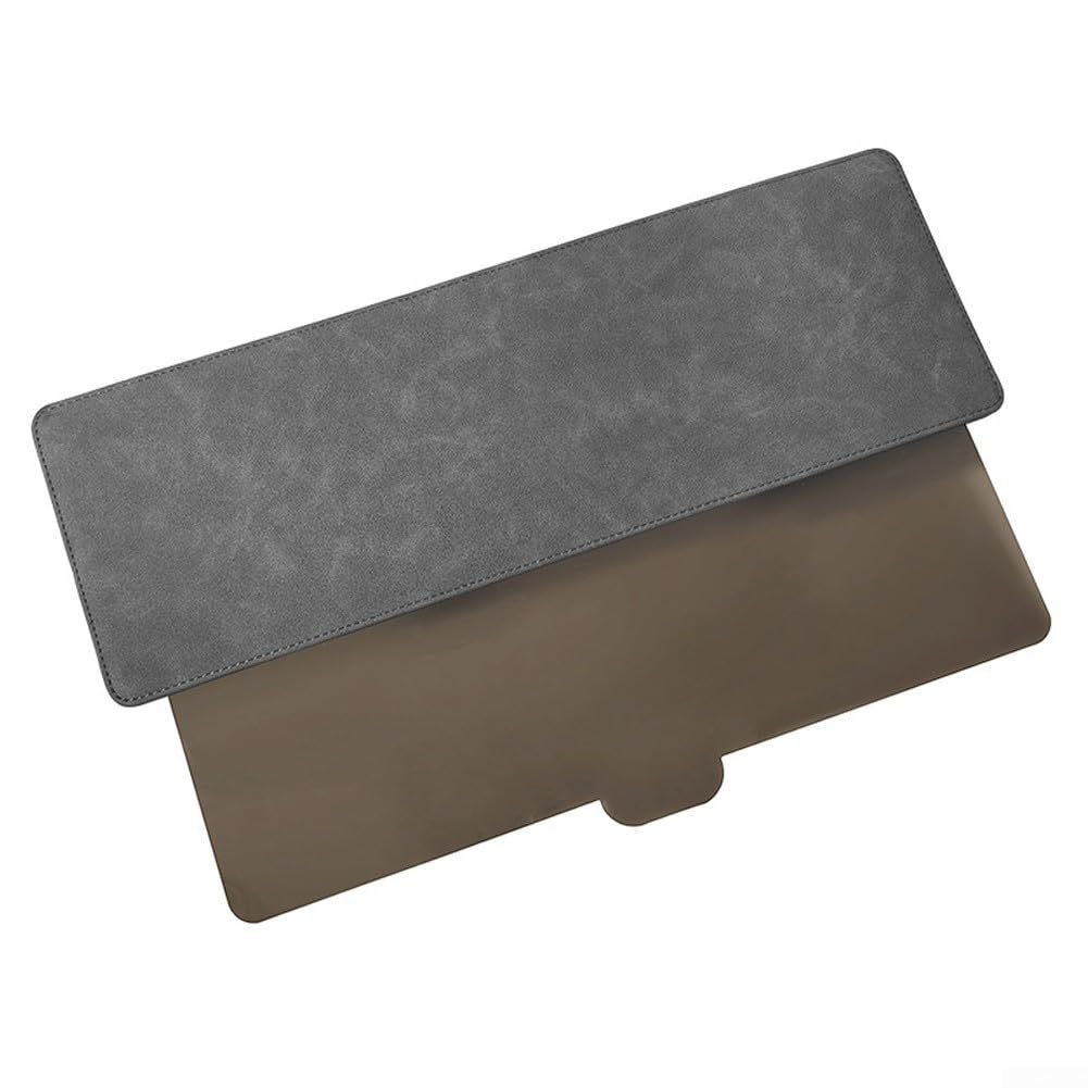 Auto-Sonnenblenden-Verlängerung, blendfrei, Seitenfensterbefestigung, verstellbare Länge, PVC-Material, Doppelschnapp-Design (grau) von Yuanpgky