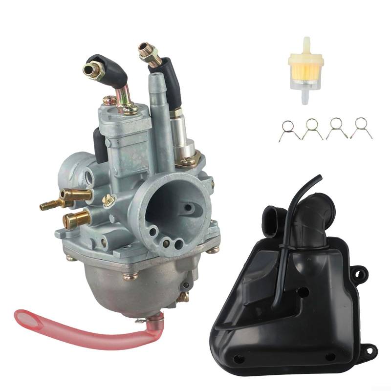 Für Polaris für Predator für 50 Vergaser-Ersatz, passend für Modelle 2004 2007, inklusive Luftfilterkasten und Kraftstofffilter für verbesserte Leistung von Yuanpgky
