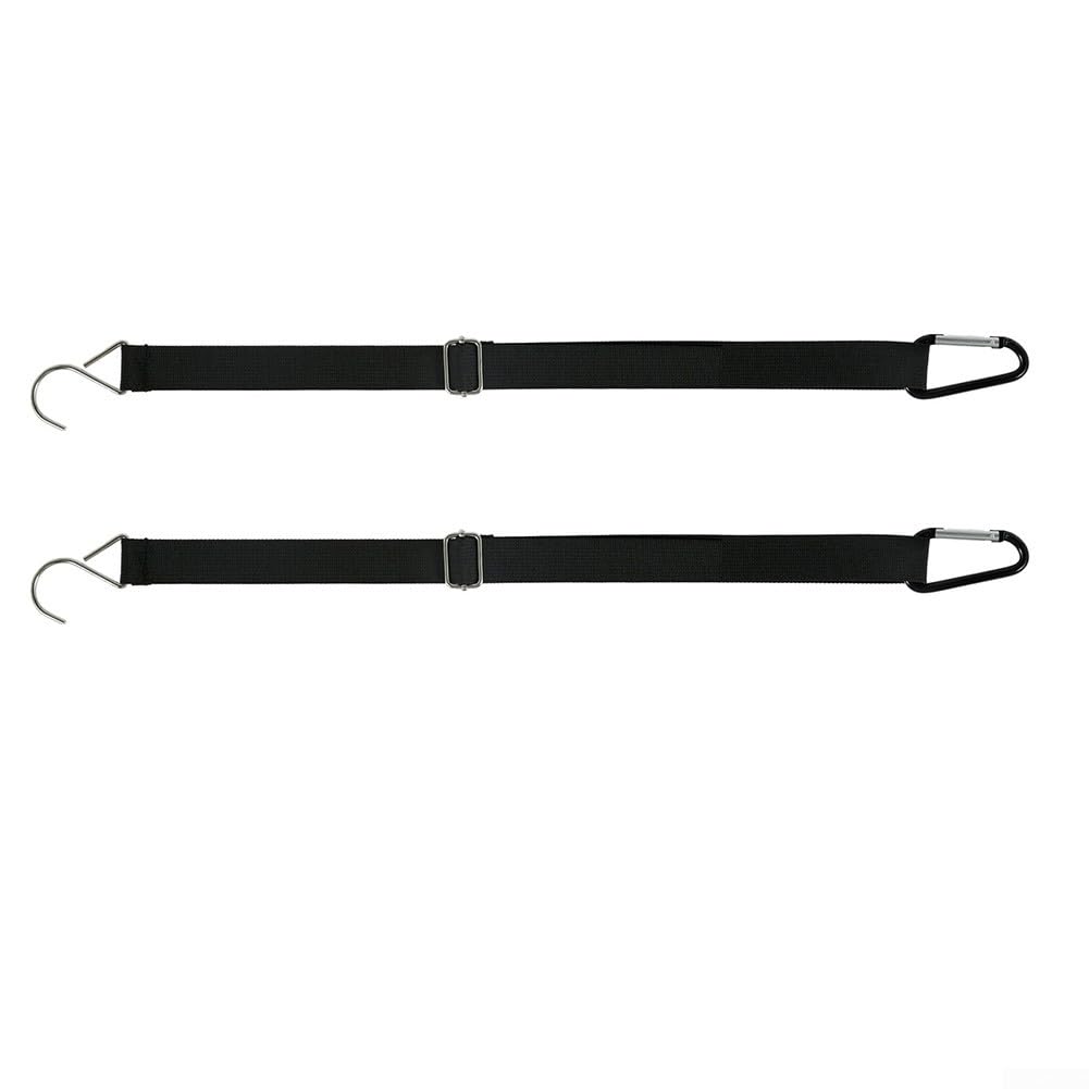 Premium-Nylon-Autoabdeckungsgurte, winddicht, einfache Installation, 2 Stück, schwarz, 440 cm, Fahrzeugabdeckung, sicherer Schutz, wetterbeständig Premium-Nylon-Autoabdeckungsgurte, winddicht, einfache Installation, 2 Stück, schwarz, 440 cm, Fahrzeugabdeckung, sicherer Schutz, wetterbeständig von Yuanpgky