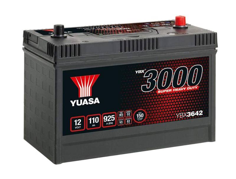 640SHD Yuasa Cargo Super Heavy Duty Batterie 12V 110Ah YBX3642 von Yuasa