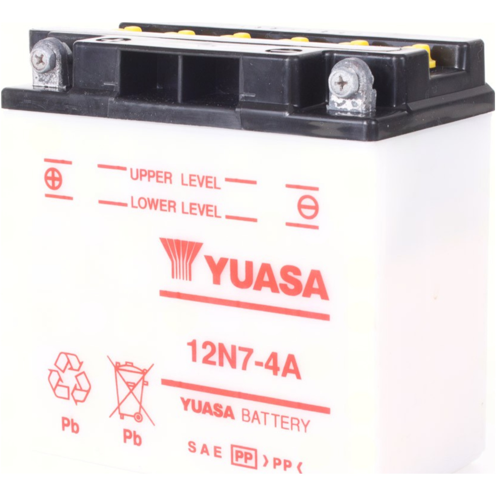 Akku, motorradbatterie 12n7-4a dry-batterie 137x76x135mm von Yuasa