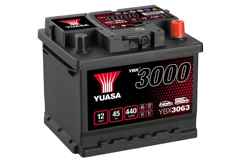 YBX3063 Yuasa SMF Autobatterie 12V 45Ah von Yuasa