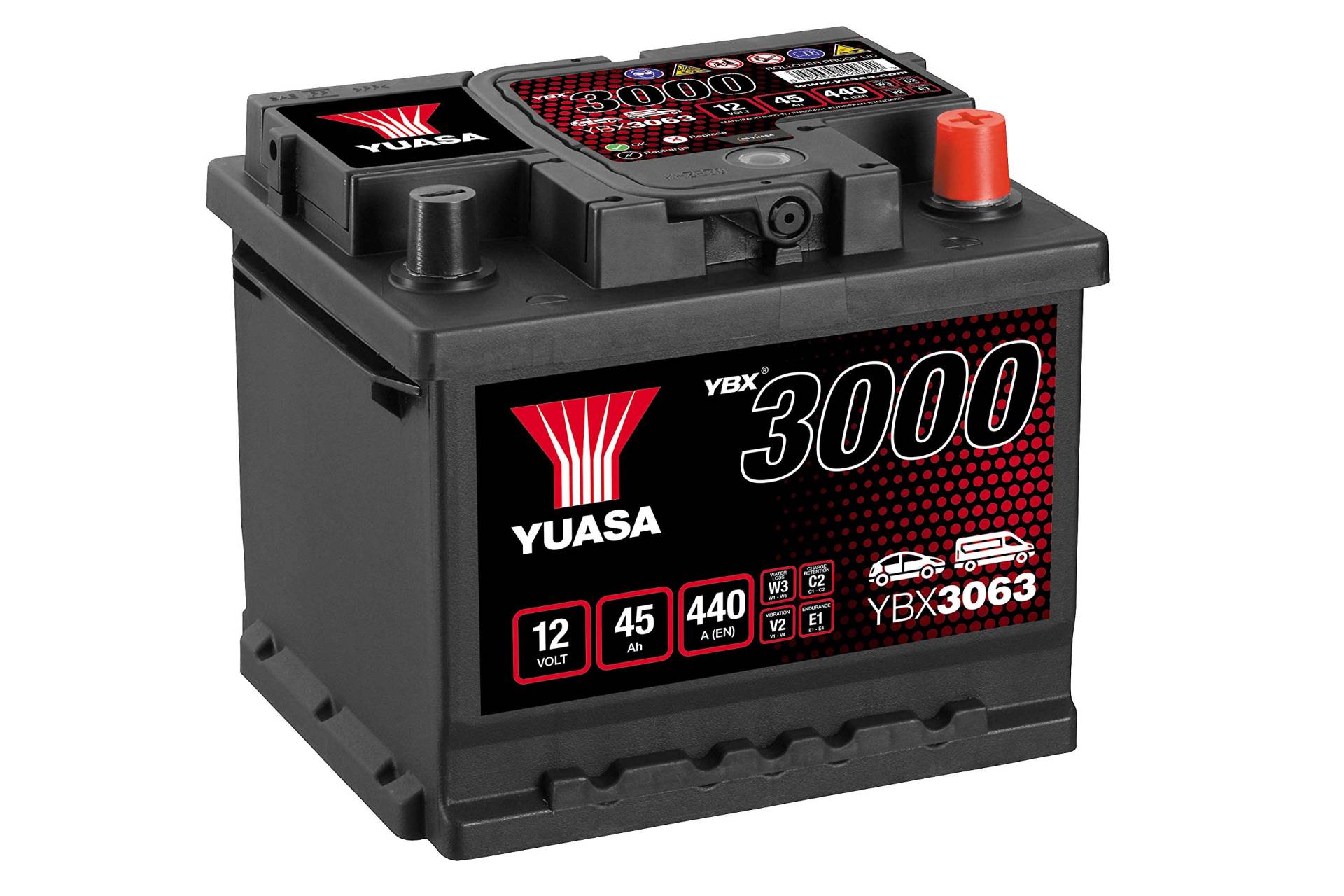 YBX3063 Yuasa SMF Autobatterie 12V 45Ah YBX3063 Yuasa SMF Autobatterie 12V 45Ah von Yuasa