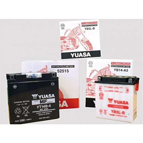YUASA 52515 -Y- Batterie Offen ohne Saeure, 12 Volt, 130 A, 25 Ah (20 Stunden) von Yuasa