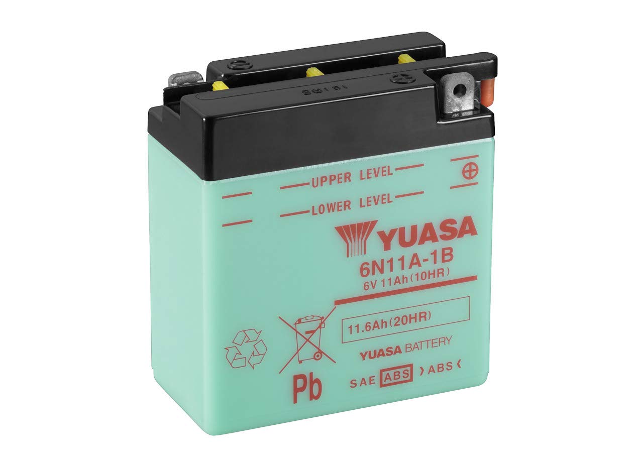 YUASA BATTERIE 6N11A-1B offen ohne Saeure 122* 62 * 131 mm YUASA BATTERIE 6N11A-1B offen ohne Saeure 122* 62 * 131 mm von Yuasa