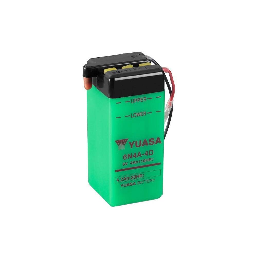 YUASA BATTERIE 6N4A-4D offen ohne Saeure, 57x131x61 mm von Yuasa