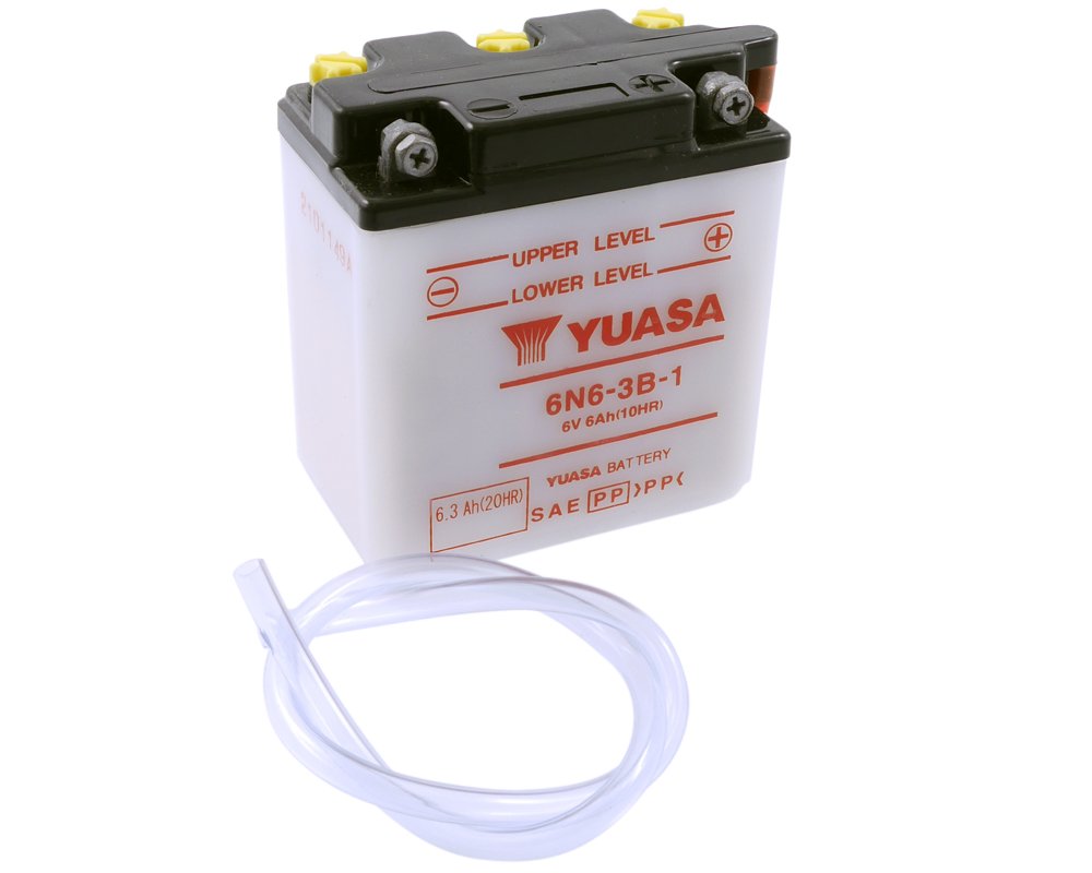 YUASA BATTERIE 6N6-3B-1 offen ohne Saeure YUASA BATTERIE 6N6-3B-1 offen ohne Saeure von Yuasa