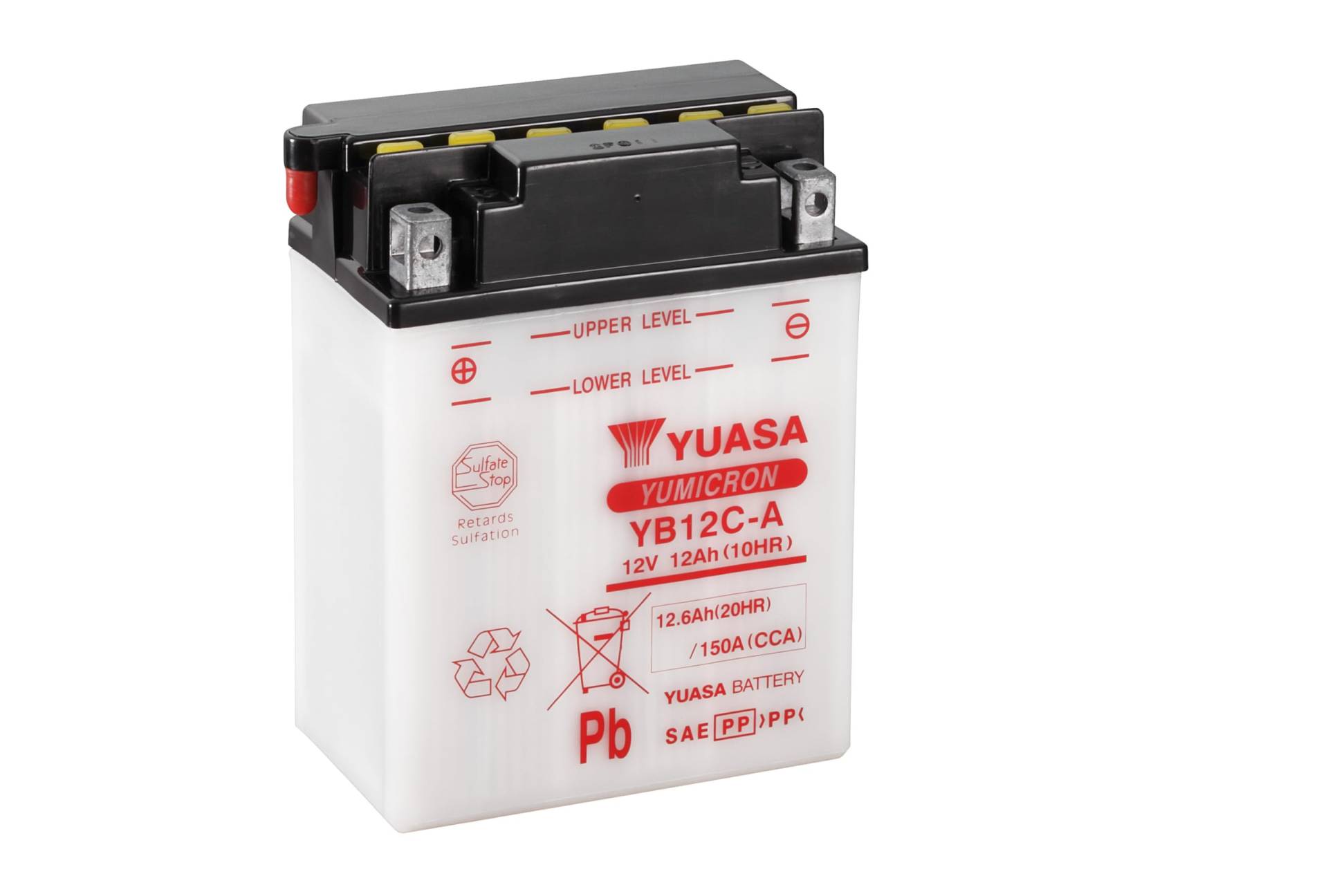 YUASA BATTERIE YB12C-A offen ohne Saeure YUASA BATTERIE YB12C-A offen ohne Saeure von Yuasa