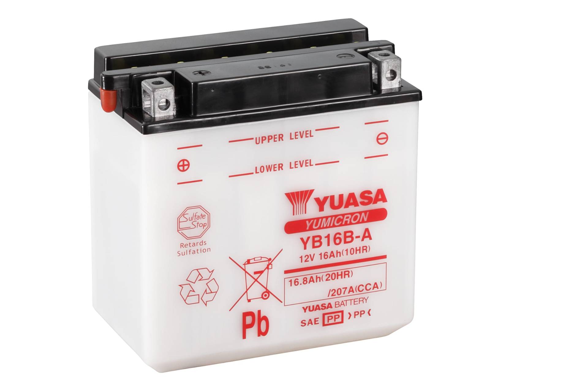 YUASA BATTERIE YB16B-A offen ohne Saeure, 42 YUASA BATTERIE YB16B-A offen ohne Saeure, 42 von Yuasa