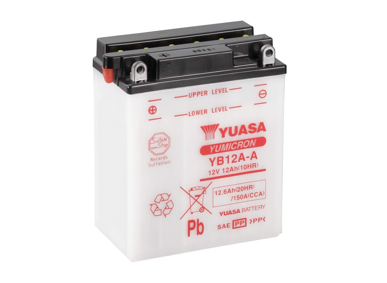 YUASA BATTERIE YB12A-A offen ohne Saeure von Yuasa