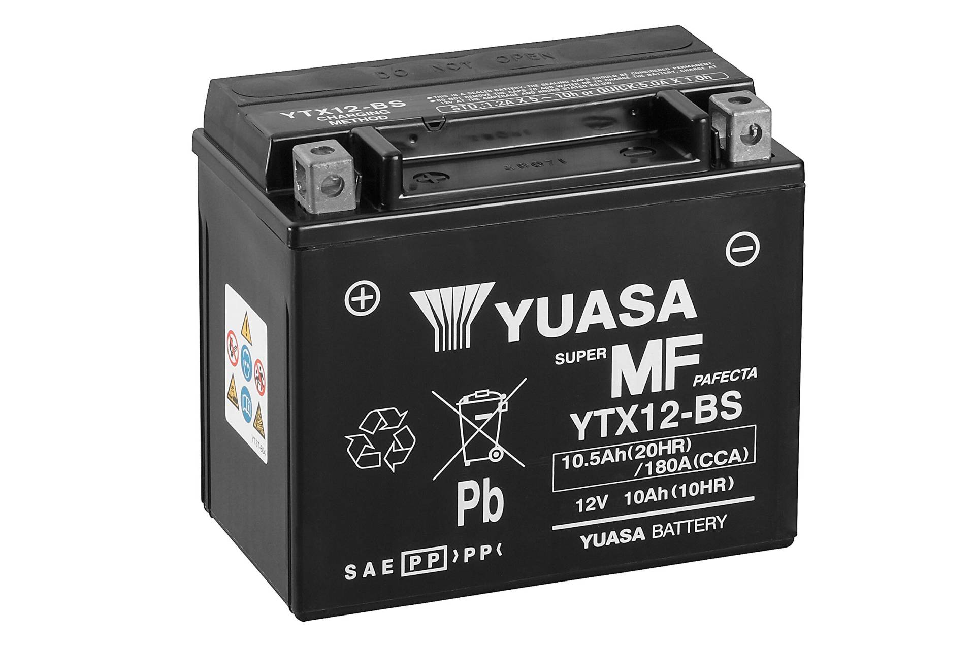 Yuasa YTX12-BS (WC) wartungsfreie Batterie von Yuasa