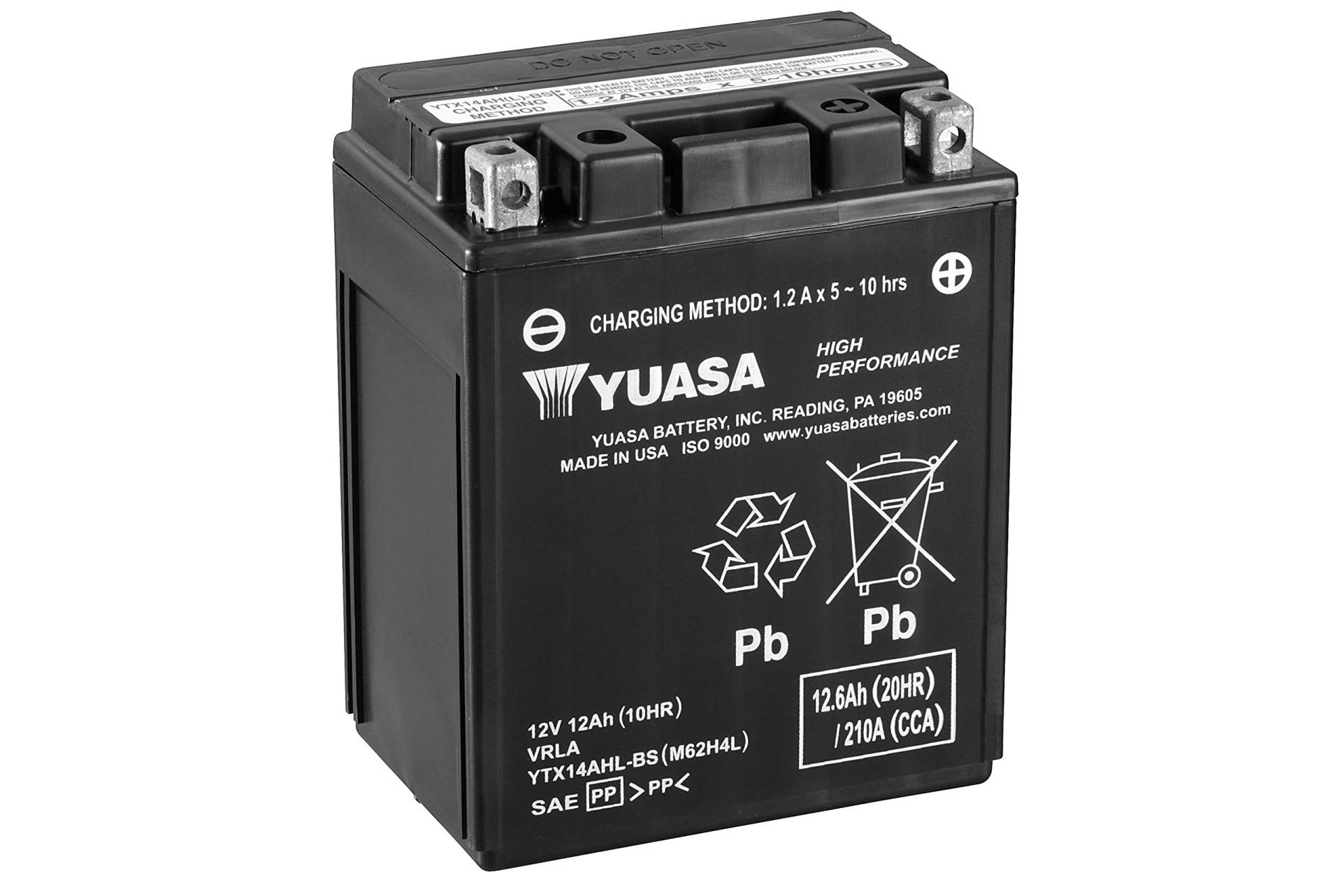 YUASA ytx14ahl-bs (WC) Hohe Leistung wartungsfrei Akku von Yuasa