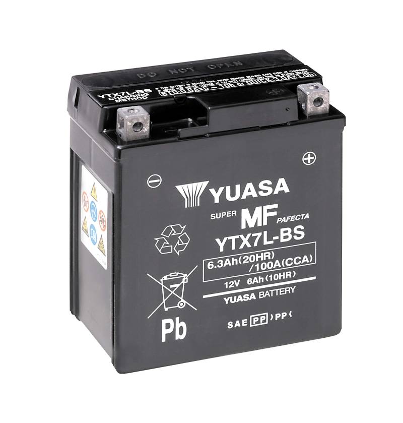 Yuasa YTX7L-BS (WC) Wartungsfreier Akku von Yuasa