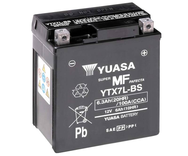 Yuasa YTX7L-BS (WC) Wartungsfreier Akku von Yuasa