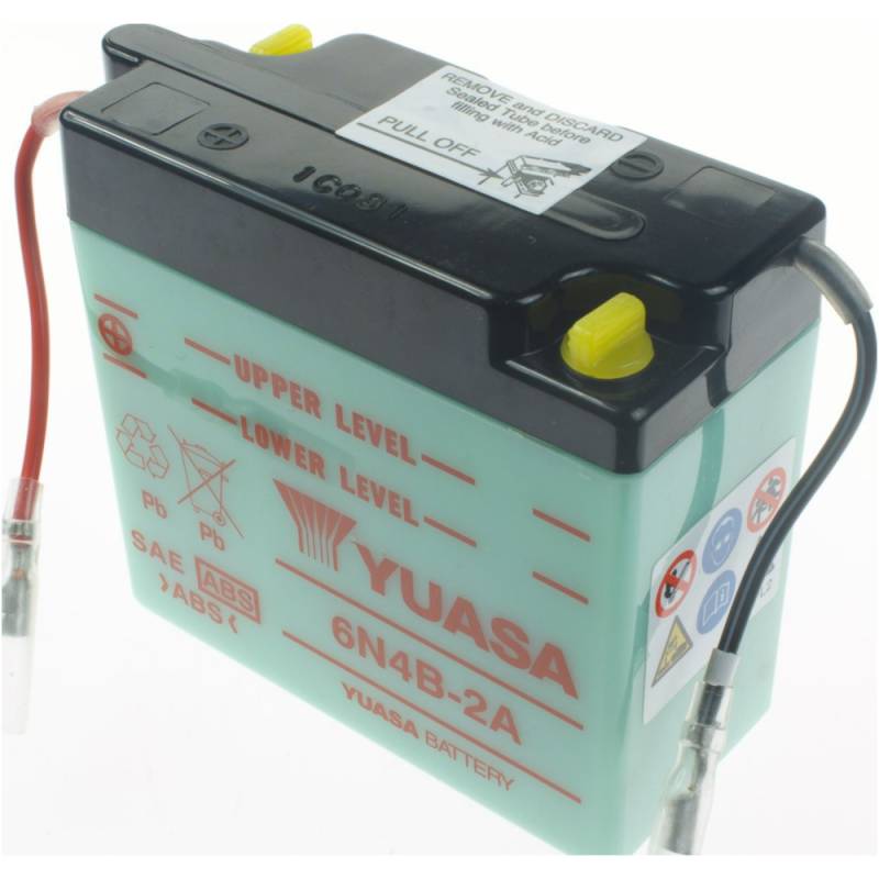 Yuasa 1088267 akku, motorradbatterie 6n4b-2a din00412 dry-batterie von Yuasa