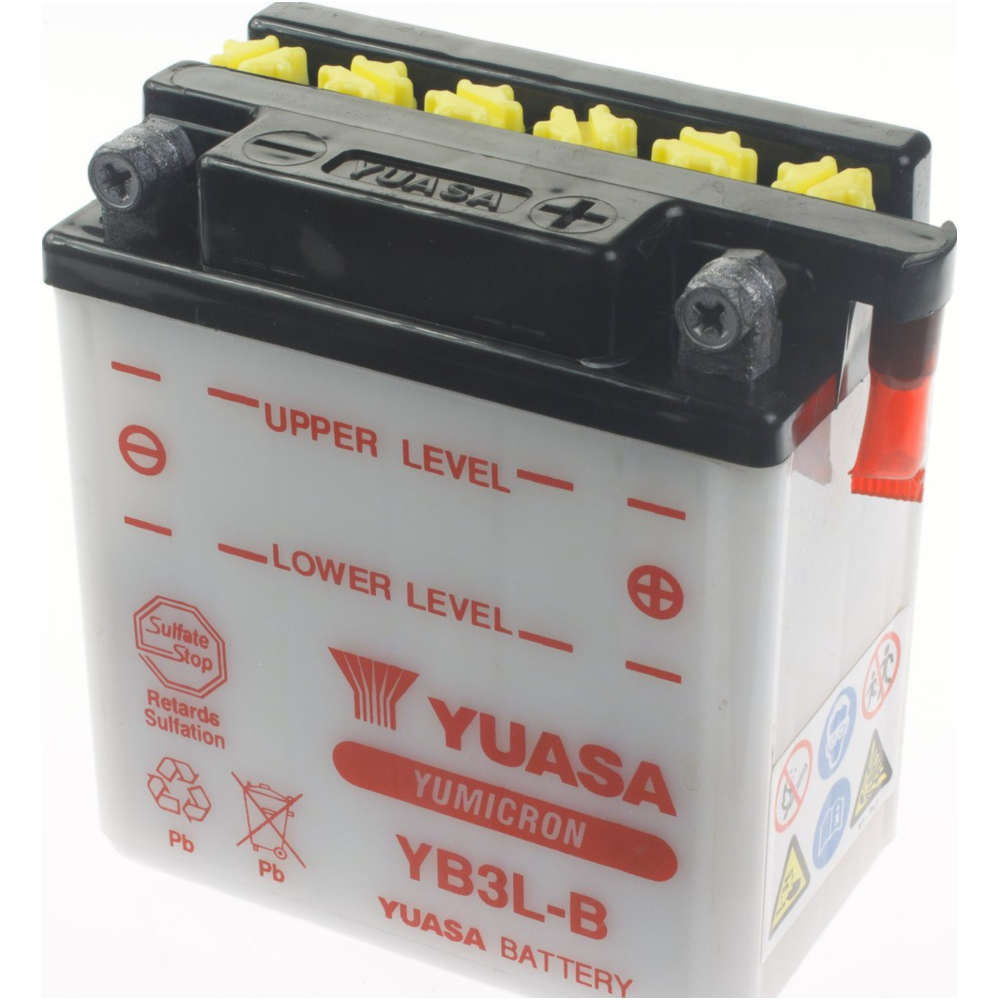Yuasa 1088307 akku, motorradbatterie yb3l-b 12v/3ah din50313 dry-batterie von Yuasa