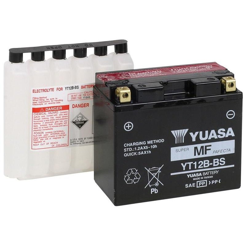 Yuasa Batterie Yt12B-Bs Yuasa Mtf Mit Sp von Yuasa