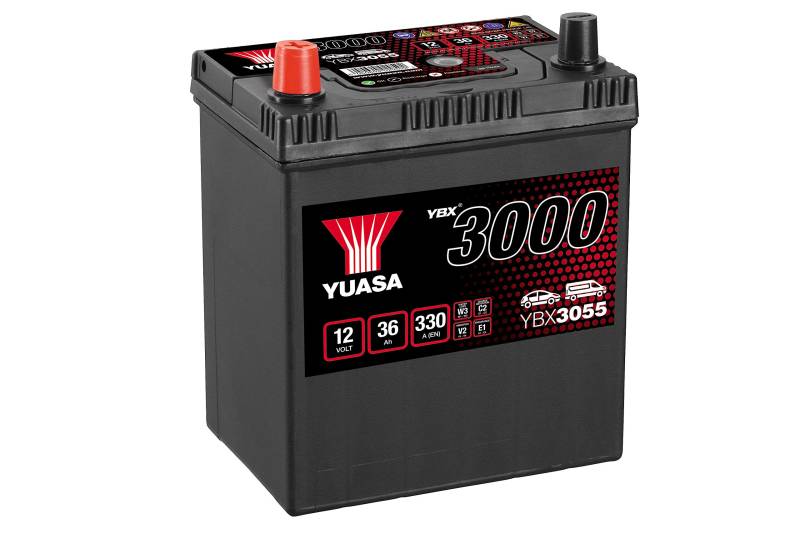 Yuasa YBX3055 12V 36Ah 330CCA versiegelte wartungsfreie Hochleistungs-Autobatterie von Yuasa