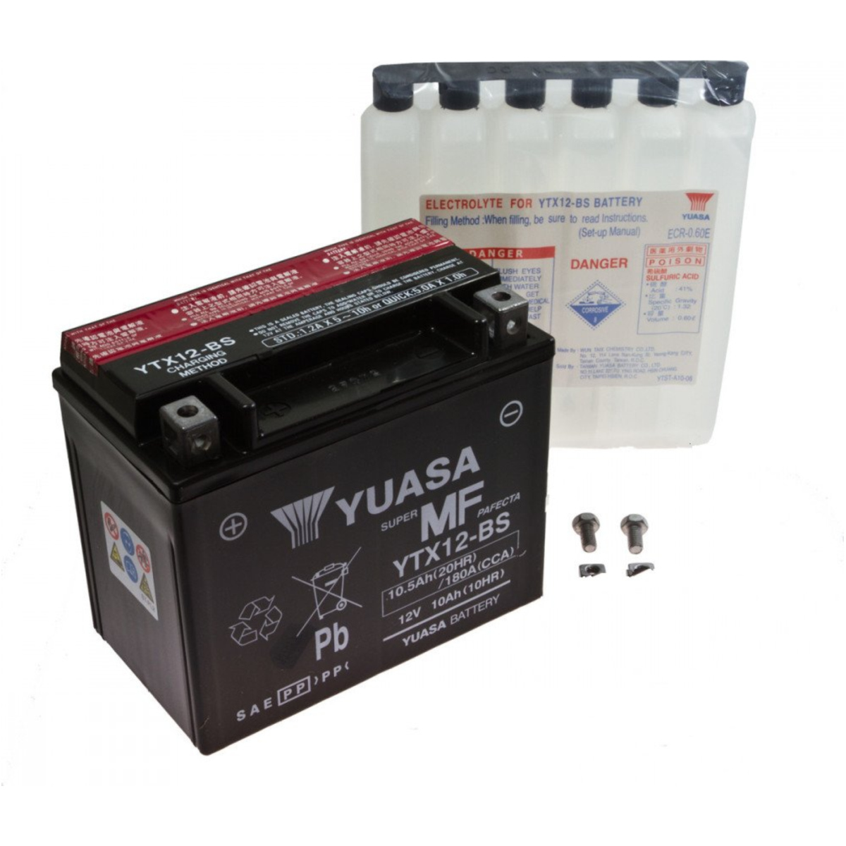 Yuasa ytx12-bs(cp) motorradbatterie ytx12-bs von Yuasa