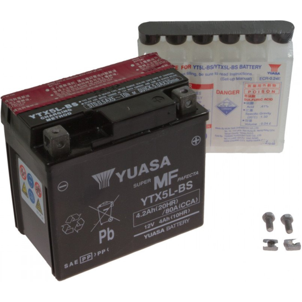 Yuasa ytx5l-bs(cp) motorradbatterie ytx5l-bs von Yuasa