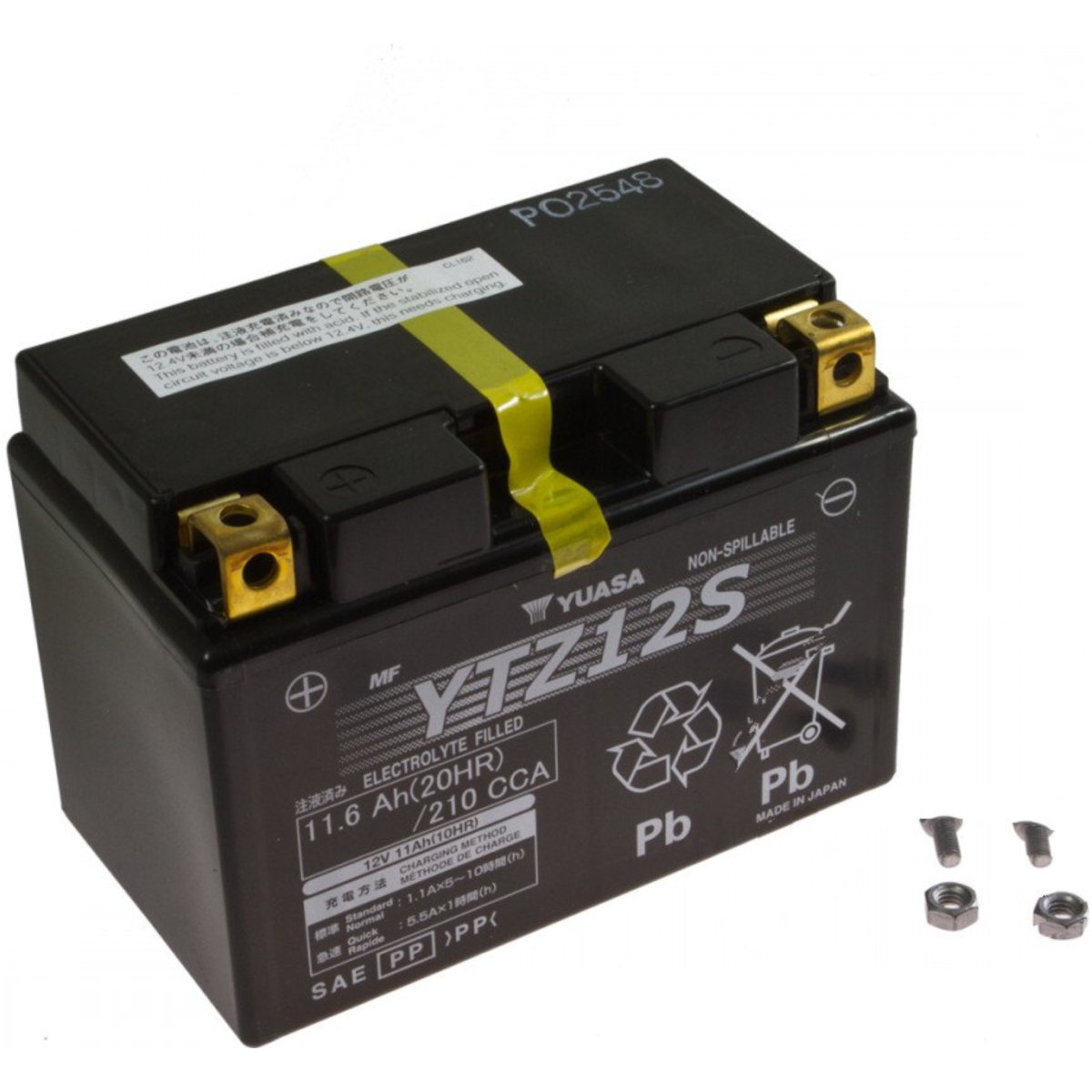 Yuasa ytz12s(wc) motorradbatterie ytz12s wet von Yuasa