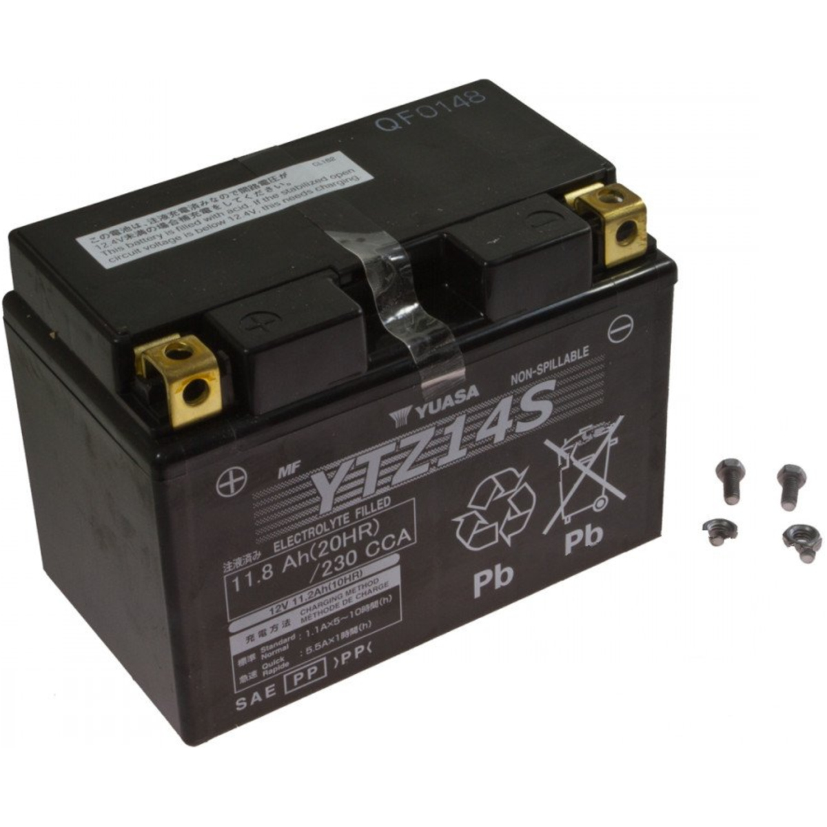 Yuasa ytz14s(wc) motorradbatterie ytz14s wet von Yuasa