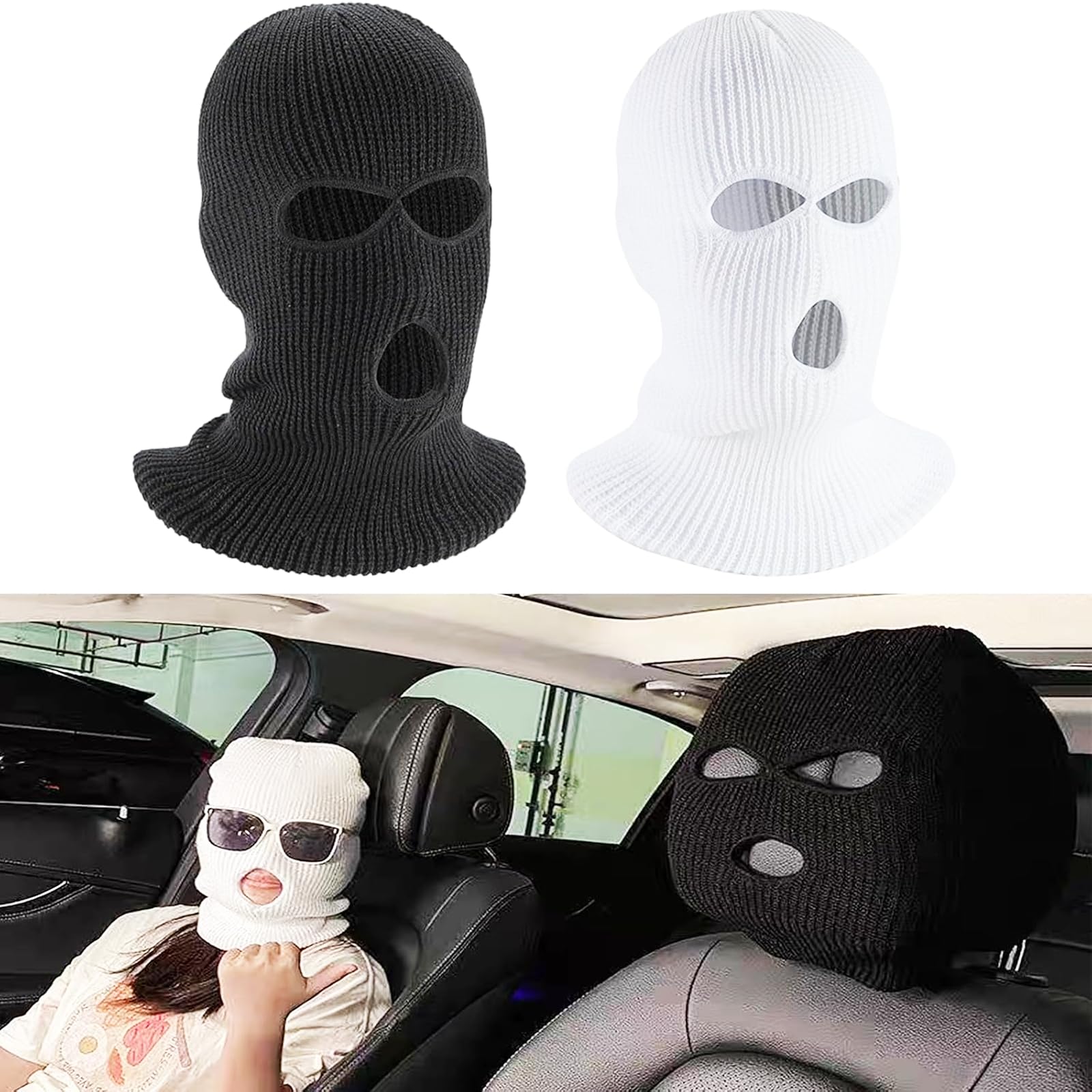 2-Stück Lustige Auto Kopfstützen überzieher,Kopfstützenbezüge,Personalisierter Dekoration Autositz Kopfbedeckung,Geräte Atmungsaktiver Car Mütze Device,Auto-Kopfstützenbezug Staubdicht Waschbar 2-Stück Lustige Auto Kopfstützen überzieher,Kopfstützenbezüge,Personalisierter Dekoration Autositz Kopfbedeckung,Geräte Atmungsaktiver Car Mütze Device,Auto-Kopfstützenbezug Staubdicht Waschbar von YueJieSelected