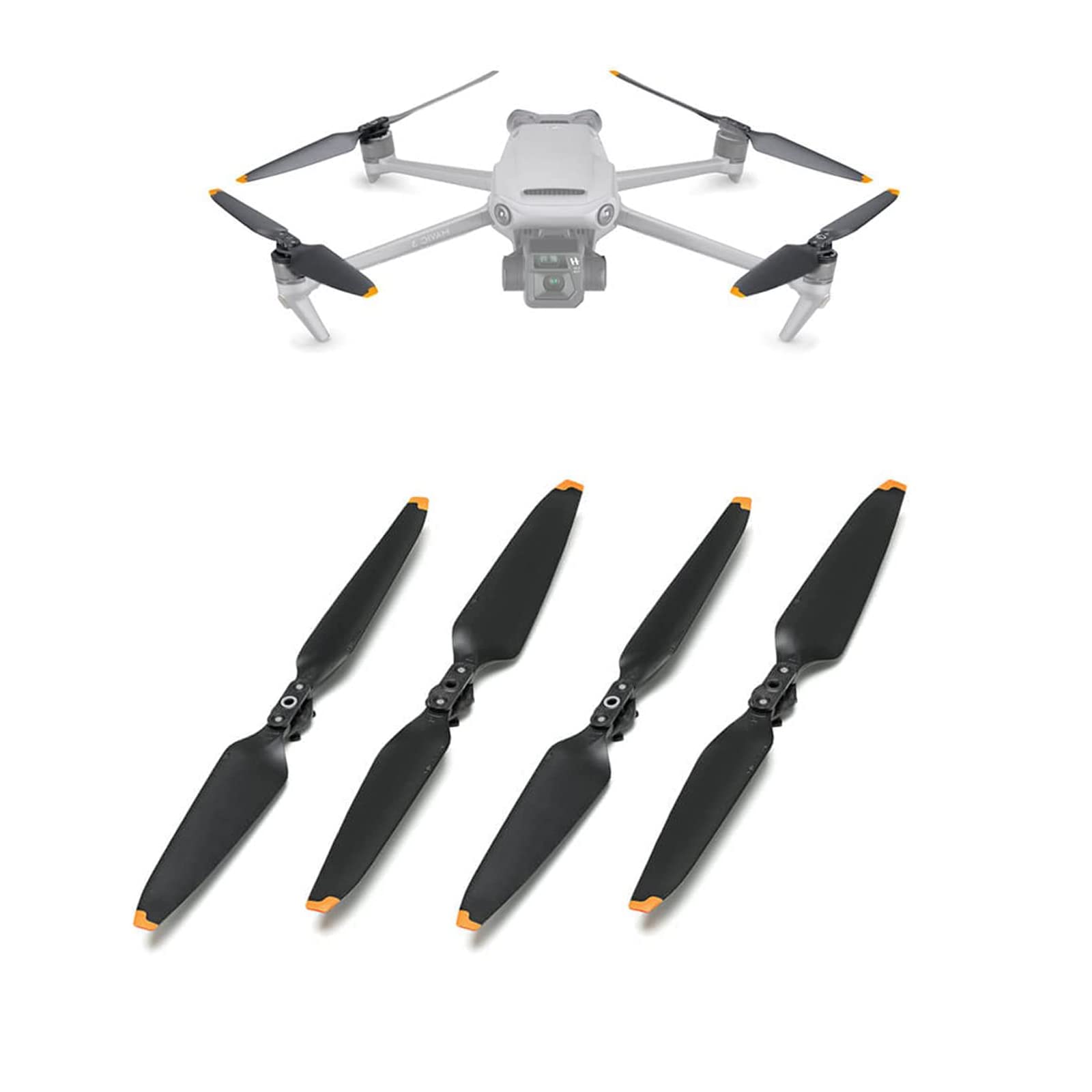 Original Mavic 3 Low Noise Propeller für DJI Mavic 3 Classic/Mavic 3/Mavic 3 Cine/Mavic 3 Pro (2 Sets) von YueLi