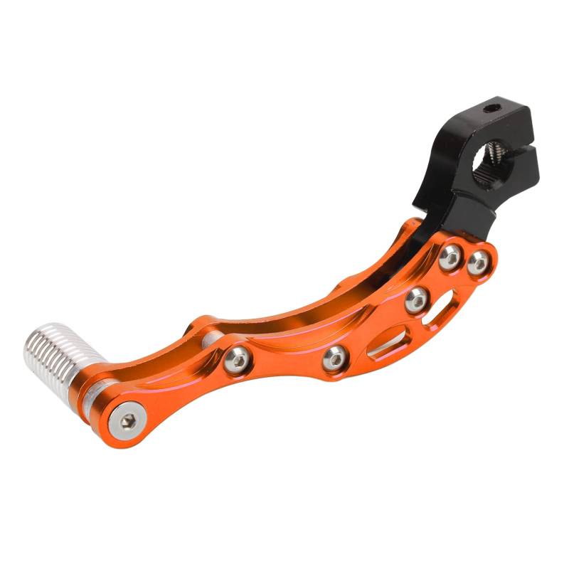 Kickstarterhebel, Motorrad-Kickstarterhebel, hochfeste Aluminiumlegierung, universeller Kickstarter-Starthebel für Motorrad-Roller(Orange) von Yuecoom