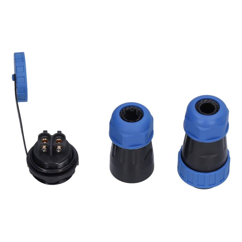 Luftfahrt-Steckdose, 250V 45A LP28 IP68 Wasserdichter lötfreier Stecker-Buchsen-Paar-Steckverbinder(2 chip) von Yuecoom