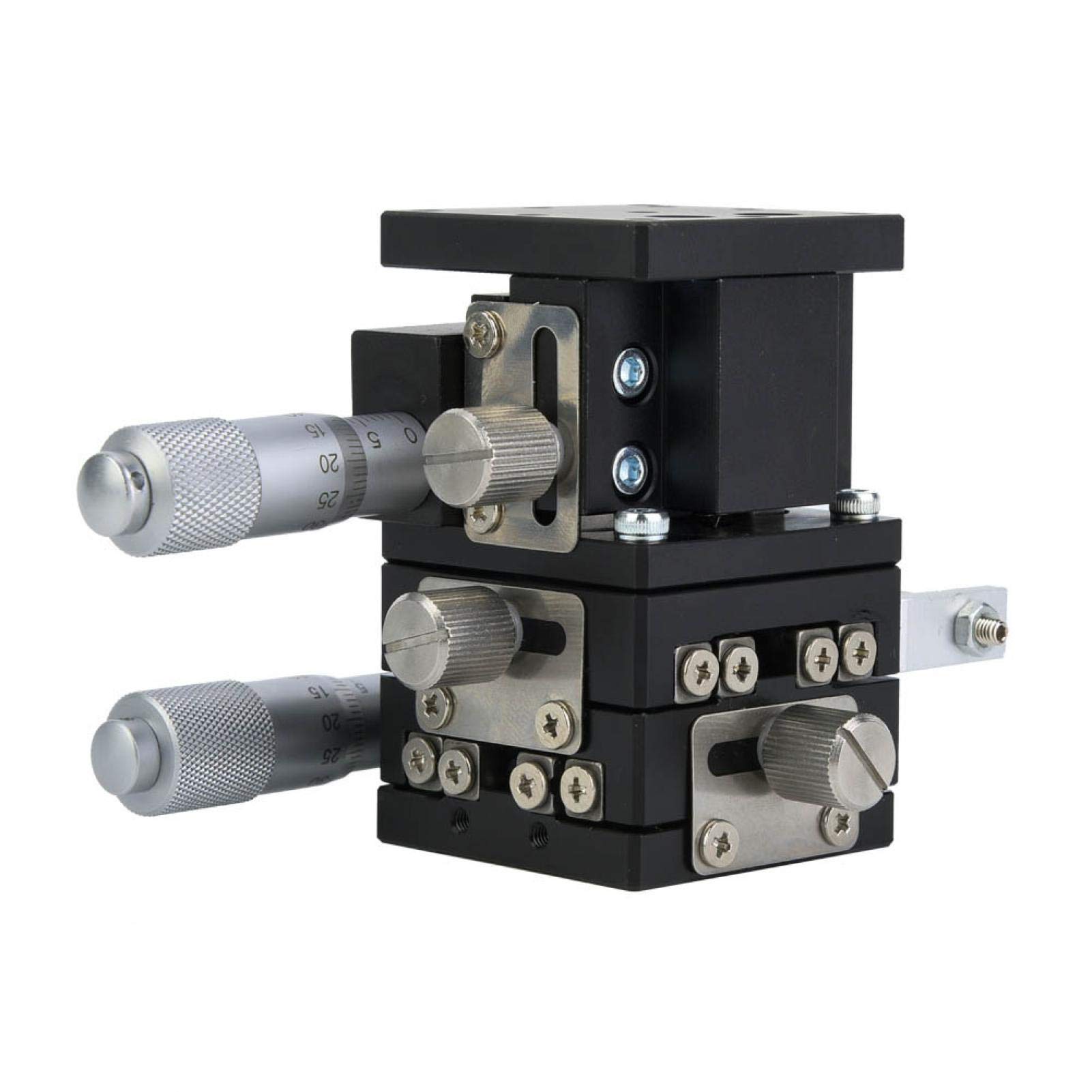 Manueller XYZ-Lineartisch mit 3 Achsen, LD40-LM 3-Achsen-XYZ-Lineartisch zum Trimmen von Plattformlager-Tuning-Schiebetisch 40x40mm Manueller XYZ-Lineartisch mit 3 Achsen, LD40-LM 3-Achsen-XYZ-Lineartisch zum Trimmen von Plattformlager-Tuning-Schiebetisch 40x40mm von Yuecoom