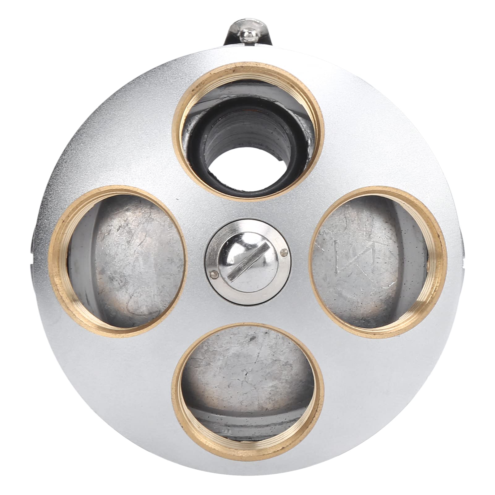 Mikroskop 4-Loch-Adapter, Objektiv-Revolver-Revolver-Konverter-Objektivanschluss mit RMS-Schnittstelle Mikroskop 4-Loch-Adapter, Objektiv-Revolver-Revolver-Konverter-Objektivanschluss mit RMS-Schnittstelle von Yuecoom