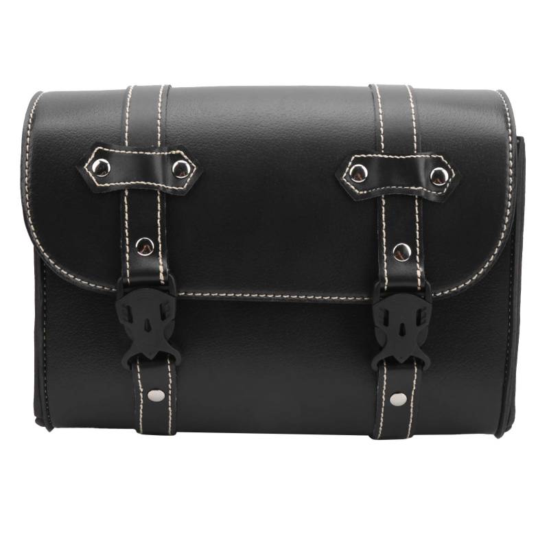 Yuecoom Motorrad Satteltaschen PU Leder Werkzeugtasche Seitentaschen Motorradzubehör Universal von Yuecoom