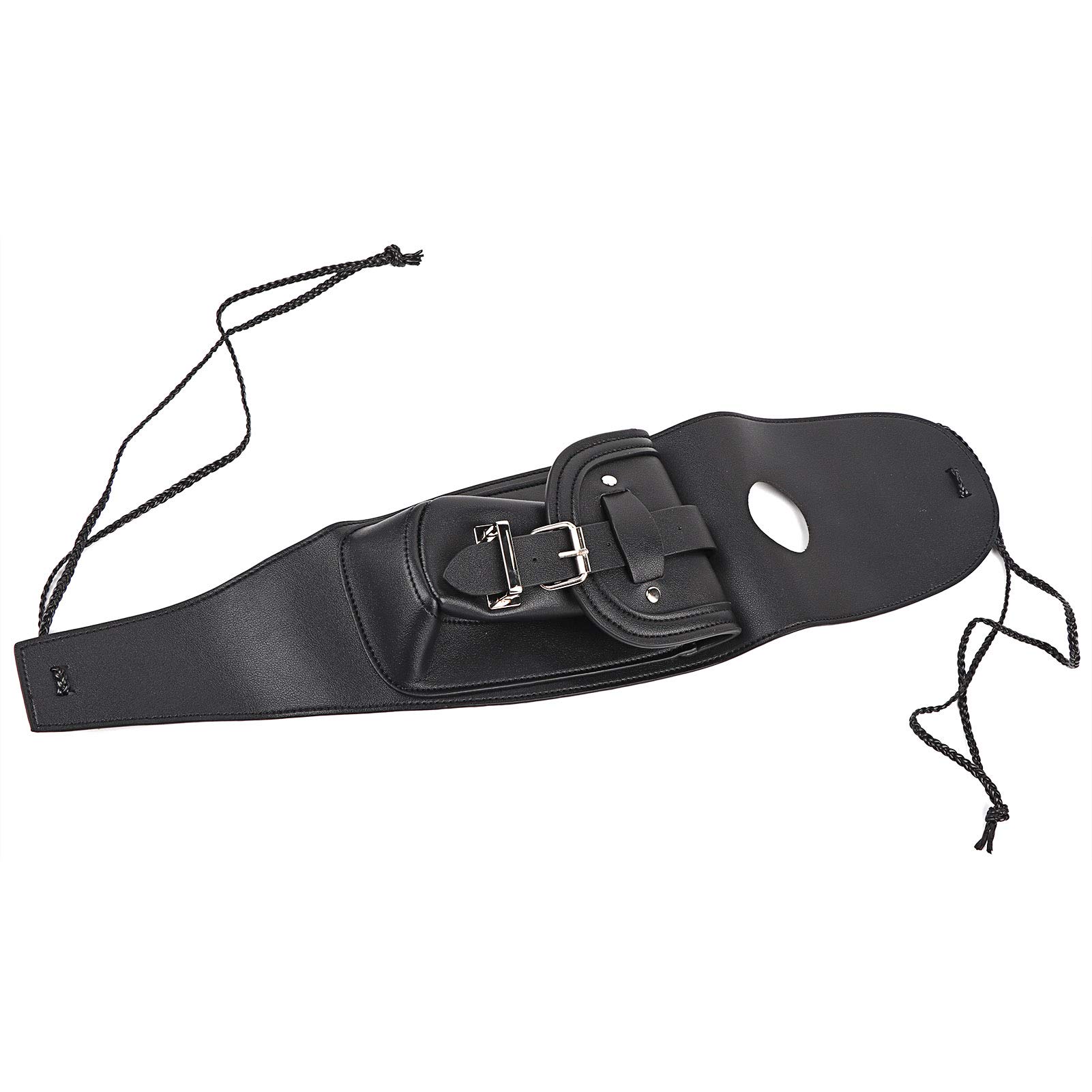 Motorrad schwarz PU Leder Kraftstofftank Abdeckplatte mit Tasche Universal Motorrad schwarz PU Leder Kraftstofftank Abdeckplatte mit Tasche Universal von Yuecoom