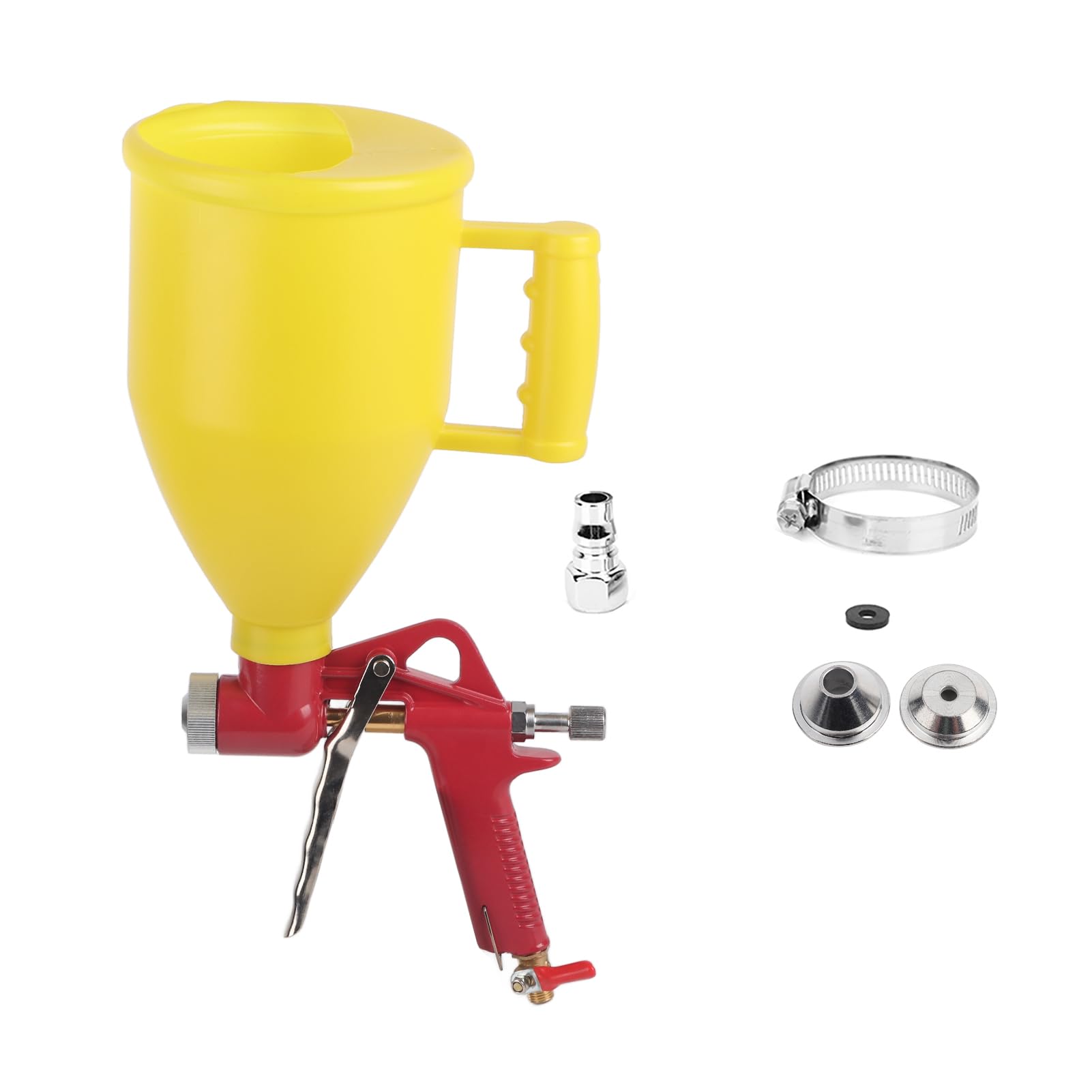 Yuecoom 3L 1/4in Plastikstrichter Luftsprühpistole Wandsprühpistole Home Dekoration Werkzeug 4/6/8mm, geeignet für Decken- und Wandspray -Malereien geeignet Yuecoom 3L 1/4in Plastikstrichter Luftsprühpistole Wandsprühpistole Home Dekoration Werkzeug 4/6/8mm, geeignet für Decken- und Wandspray -Malereien geeignet von Yuecoom