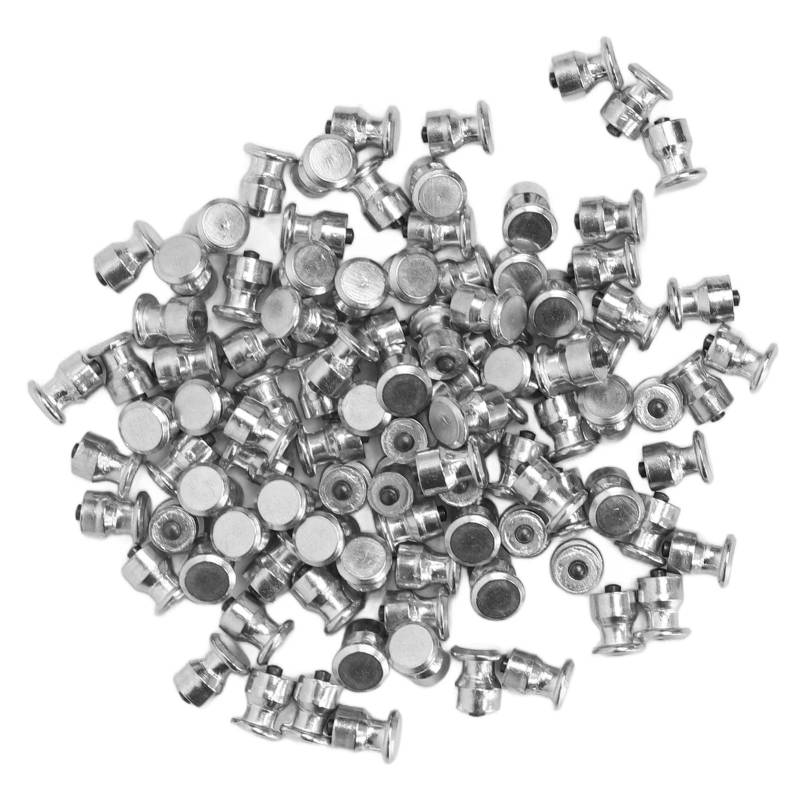 Yuecoom Auto Reifenstufen Silber 100pcs Anti -Schlupf -Stall -Verschleiß -Proof ATV Reifenschrauben Spikes Lader Gabelstapler Motorrad von Yuecoom