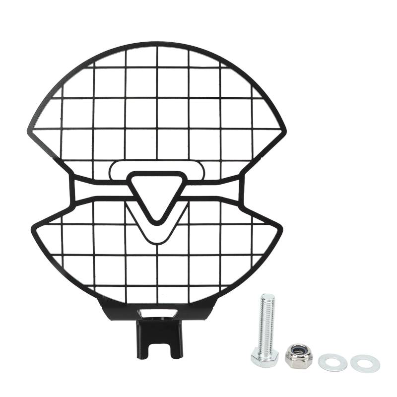 Yuecoom Motorradscheinwerfer Kühlergrillabdeckung Scheinwerferschutzwache Edelstahl Austausch für 660 2021 Up von Yuecoom