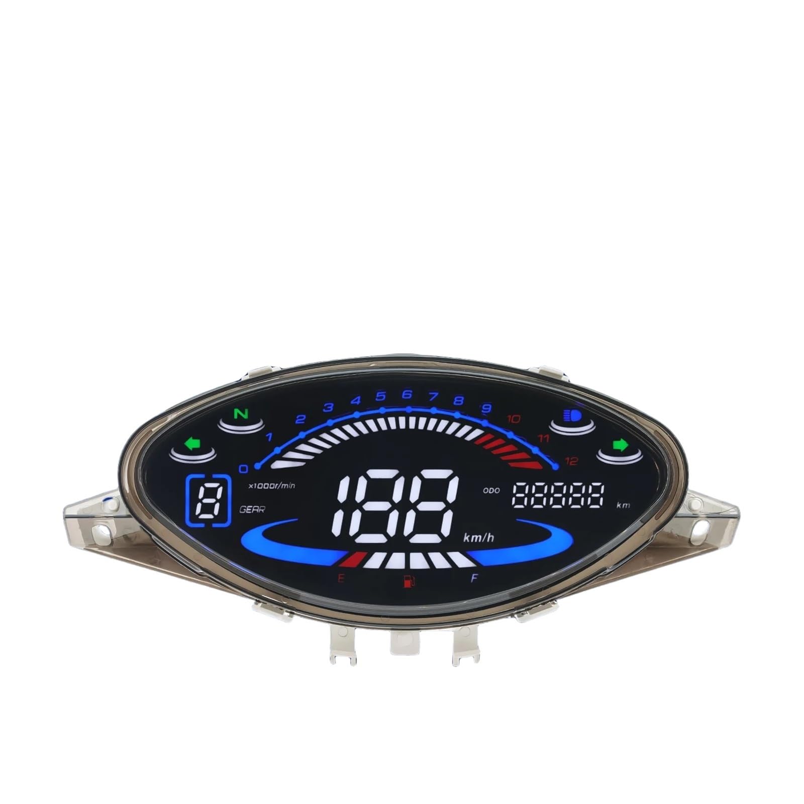 12000RPM Gauge Drehzahlmesser Panel Motor Kilometerzähler Digital Dashboard Für Biz100 Für Biz125 Für C100 Tachometer Digital 12000RPM Gauge Drehzahlmesser Panel Motor Kilometerzähler Digital Dashboard Für Biz100 Für Biz125 Für C100 Tachometer Digital von Yuegtik