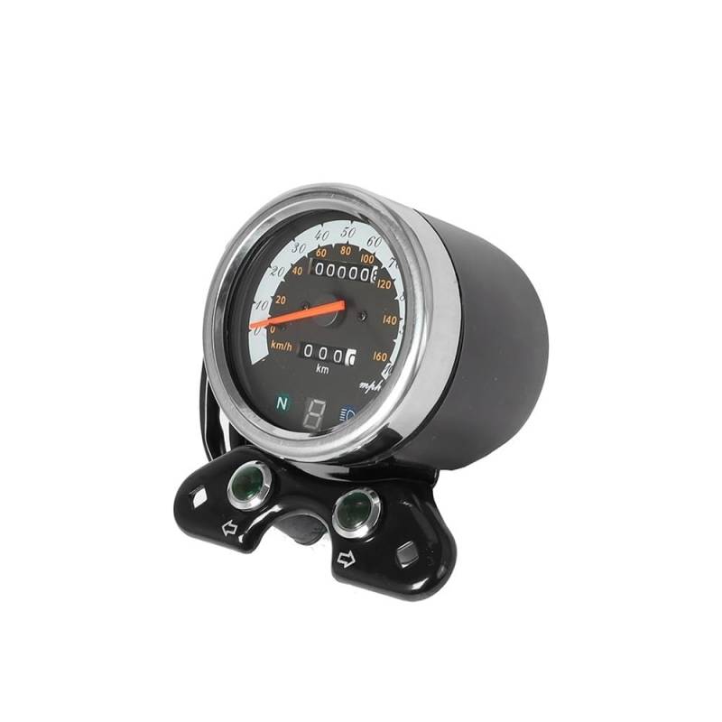12V Universal Motorrad Kilometerzähler Tachometer Für Cafe Racer Tachometer Digital von Yuegtik