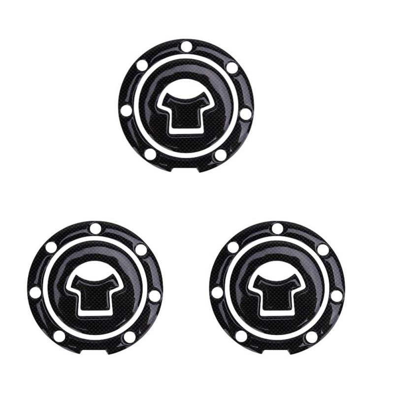 5-1Pcs Motorrad Zubehör Universal Fuel Gas Cap Abdeckung Tank Protector Pad Aufkleber Dekorative Aufkleber Aufkleber Pad von Yuegtik