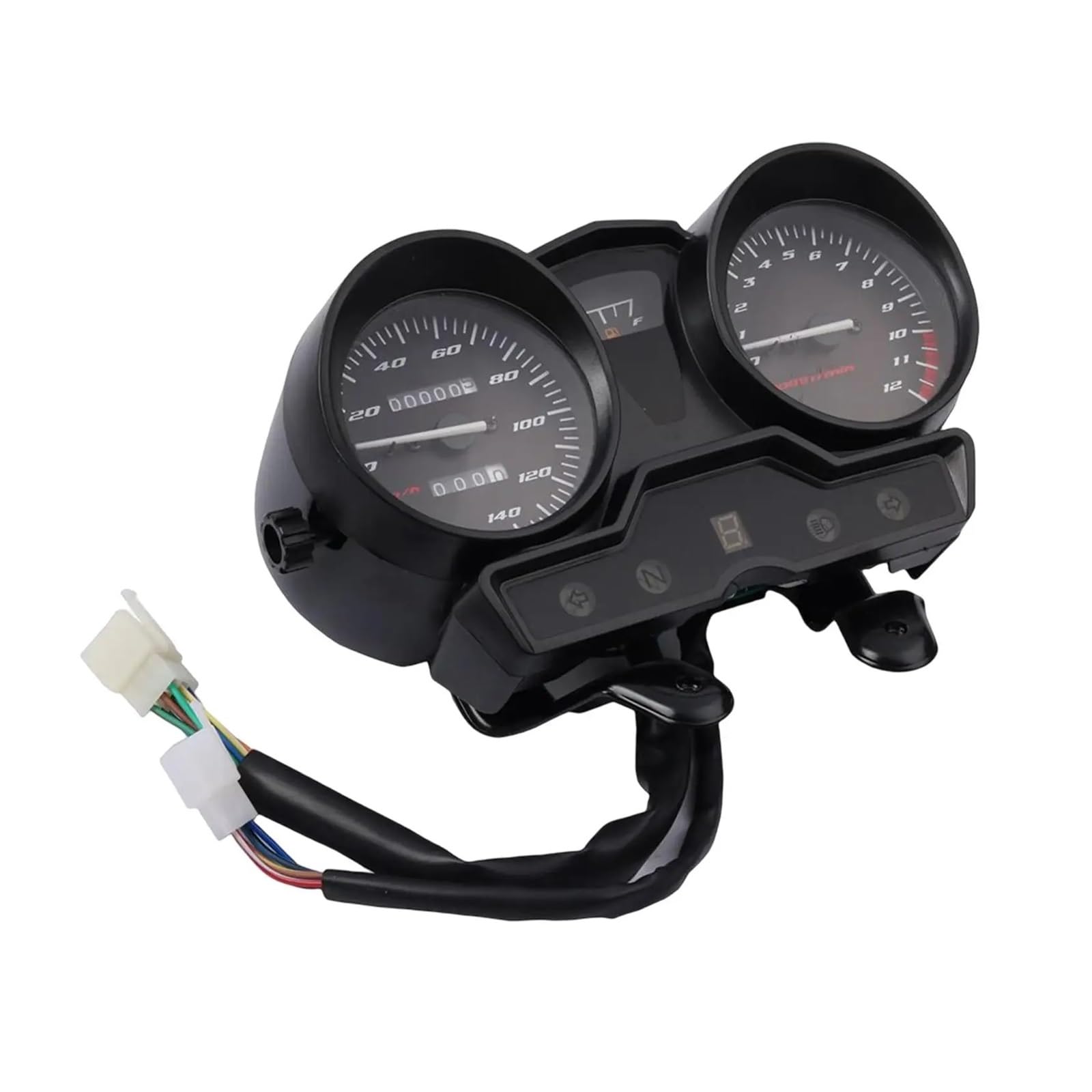 Digitaler Kilometerzähler Für Das Armaturenbrett, Motorradteile Mit Ganganzeige Tachometer Digital Digitaler Kilometerzähler Für Das Armaturenbrett, Motorradteile Mit Ganganzeige Tachometer Digital von Yuegtik