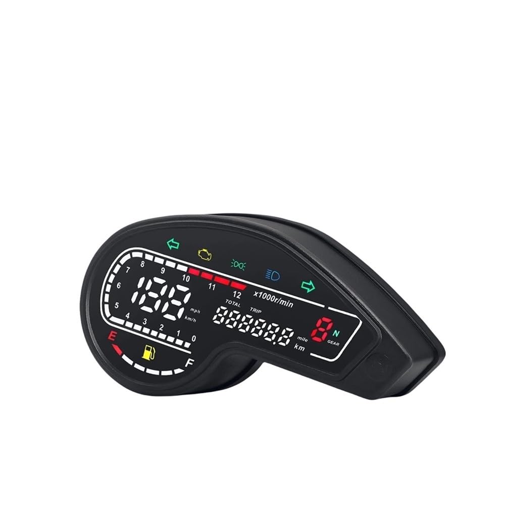 Digitaler Motorrad-Tachometer, Drehzahlmesser, Kilometerzähler, Armaturenbrett Mit, Ölstandsanzeige Für NXR150 Für NXR125 Für Bros Tachometer Digital Digitaler Motorrad-Tachometer, Drehzahlmesser, Kilometerzähler, Armaturenbrett Mit, Ölstandsanzeige Für NXR150 Für NXR125 Für Bros Tachometer Digital von Yuegtik