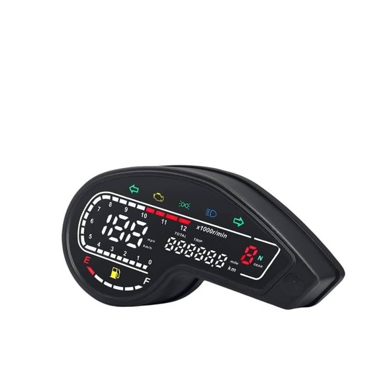 Digitaler Motorrad-Tachometer, Drehzahlmesser, Kilometerzähler, Armaturenbrett Mit, Ölstandsanzeige Für NXR150 Für NXR125 Für Bros Tachometer Digital von Yuegtik