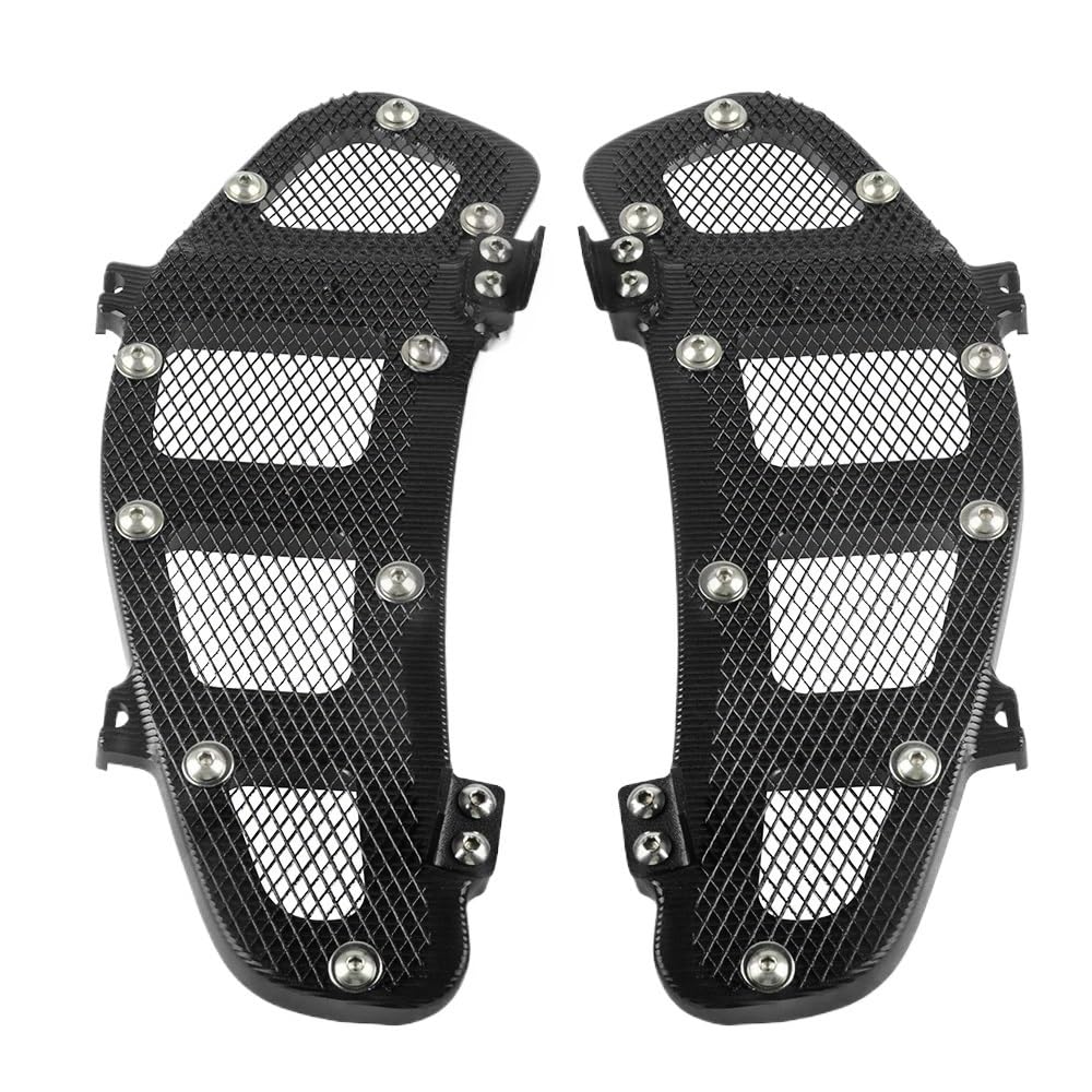 FÜR GTS250 FÜR GTS 250 300 2011-2021 Motorrad Kühlergrill Wache Cover Schutz Kühlerschutzgitter(BLACK) von Yuegtik