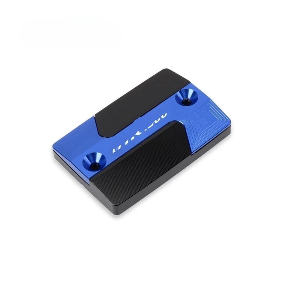 Für FJR1300 Für FJR 1300 Motorrad CNC Aluminium Front Brake Reservoir Flüssigkeit CNC Tankdeckel Ölbecher Kappe Öltankabdeckung(1 PCS Blue) von Yuegtik